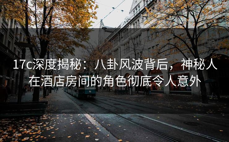 17c深度揭秘：八卦风波背后，神秘人在酒店房间的角色彻底令人意外